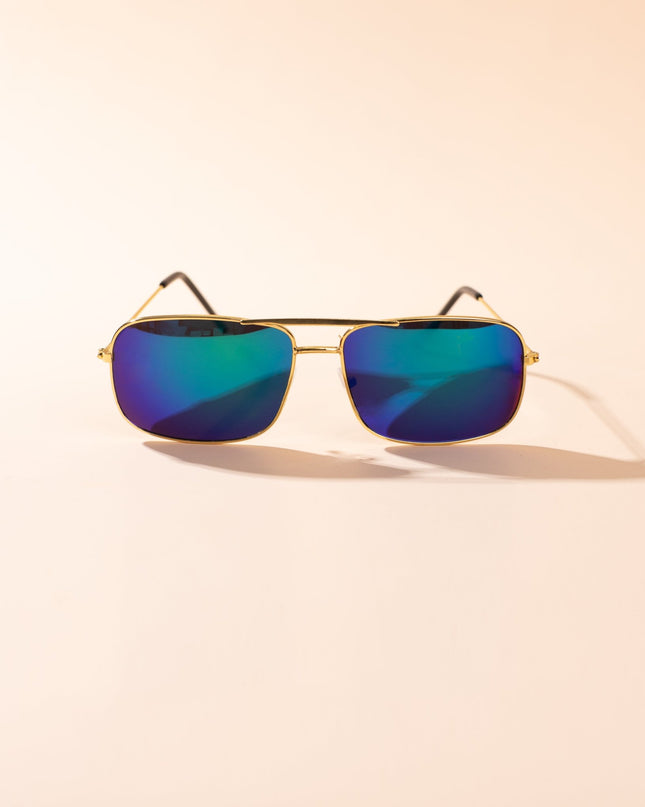 Lentes de Sol Urbano - PL - 4913 - Dorado Azulado - Tienda Nébula