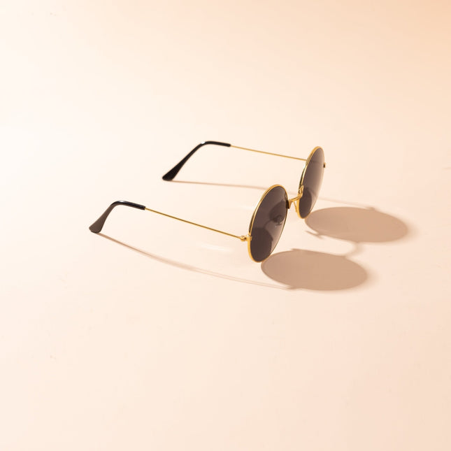 Lentes de Sol Urbano - PL - 4914 - Negro Dorado - Tienda Nébula