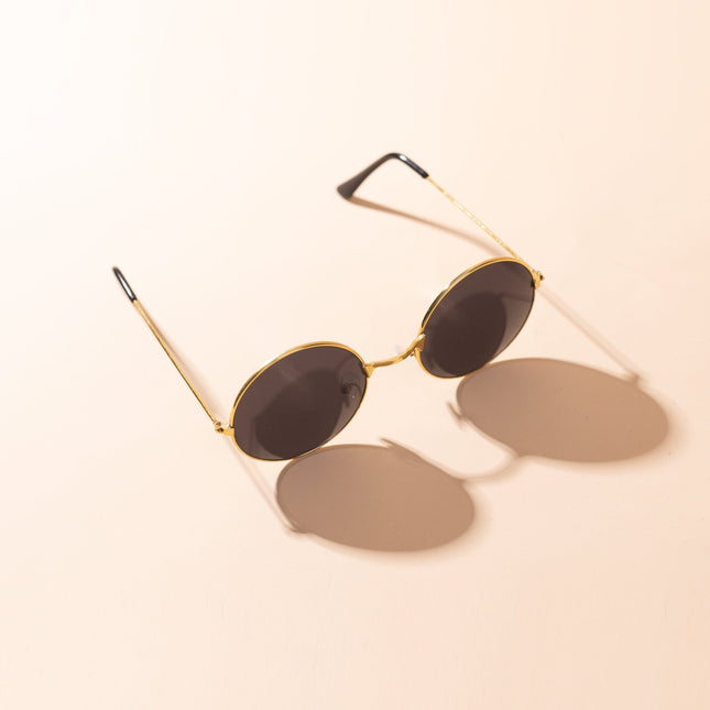 Lentes de Sol Urbano - PL - 4914 - Negro Dorado - Tienda Nébula