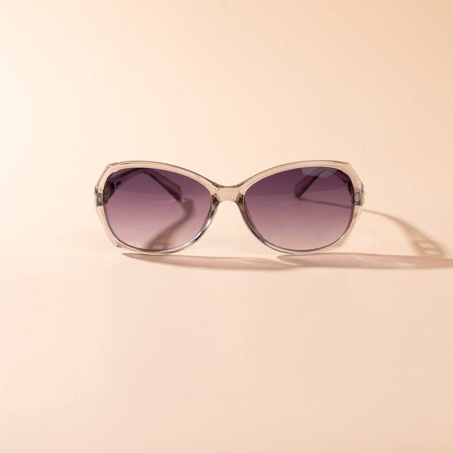 Lentes de Sol Urbano - PL - 4972 - Gris Transparente - Tienda Nébula