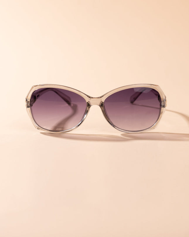 Lentes de Sol Urbano - PL - 4972 - Gris Transparente - Tienda Nébula
