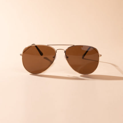Lentes de Sol Urbano - PL - 4972 - Marrón Claro - Tienda Nébula