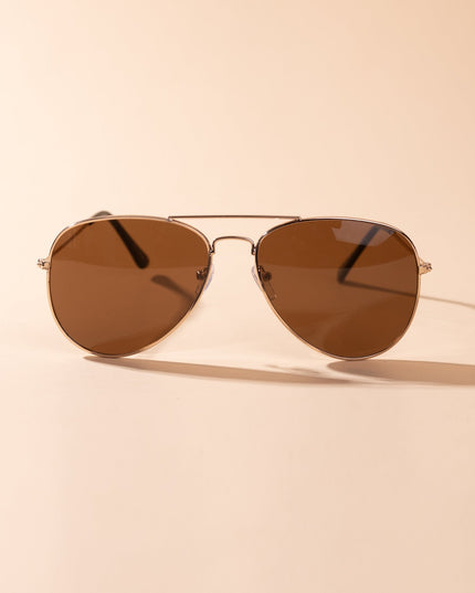 Lentes de Sol Urbano - PL - 4972 - Marrón Claro - Tienda Nébula