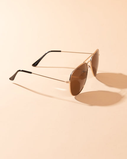 Lentes de Sol Urbano - PL - 4972 - Marrón Claro - Tienda Nébula