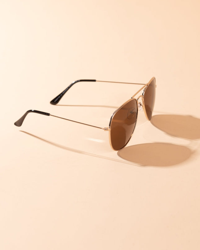 Lentes de Sol Urbano - PL - 4972 - Marrón Claro - Tienda Nébula