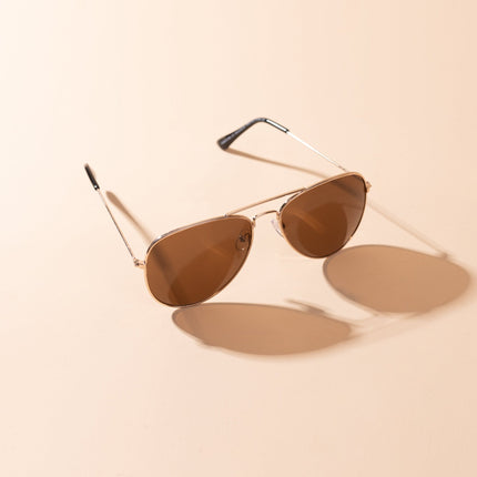 Lentes de Sol Urbano - PL - 4972 - Marrón Claro - Tienda Nébula