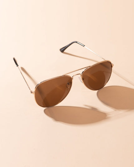 Lentes de Sol Urbano - PL - 4972 - Marrón Claro - Tienda Nébula