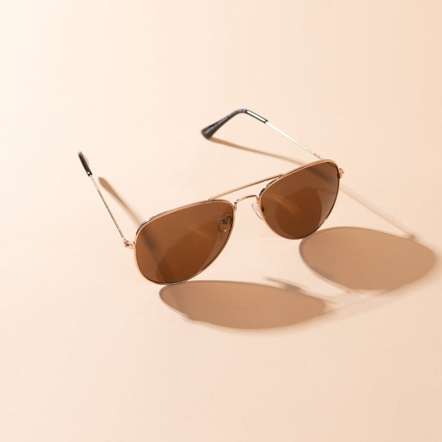 Lentes de Sol Urbano - PL - 4972 - Marrón Claro - Tienda Nébula