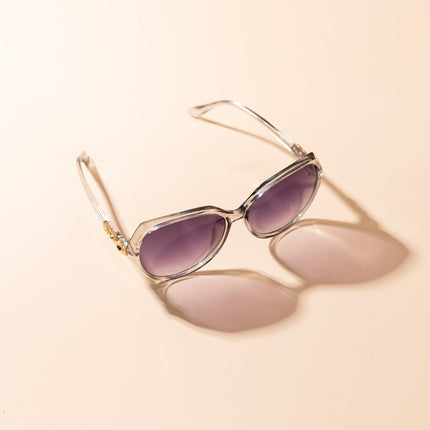 Lentes de Sol Urbano - PL - 4974 - Gris Transparente - Tienda Nébula