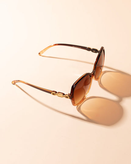 Lentes de Sol Urbano - PL - 4975 - Marrón Claro - Tienda Nébula