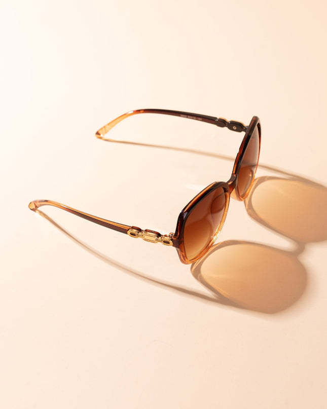 Lentes de Sol Urbano - PL - 4975 - Marrón Claro - Tienda Nébula