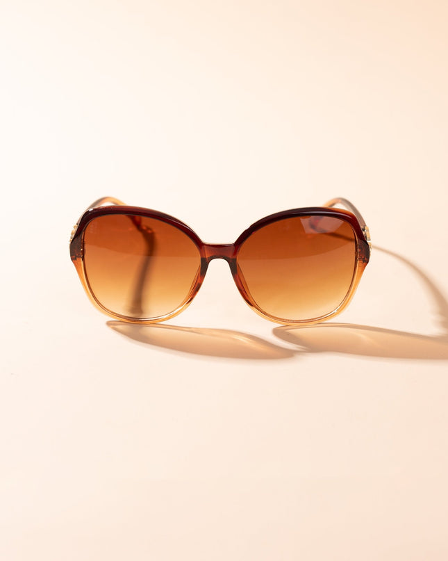 Lentes de Sol Urbano - PL - 4975 - Marrón Claro - Tienda Nébula