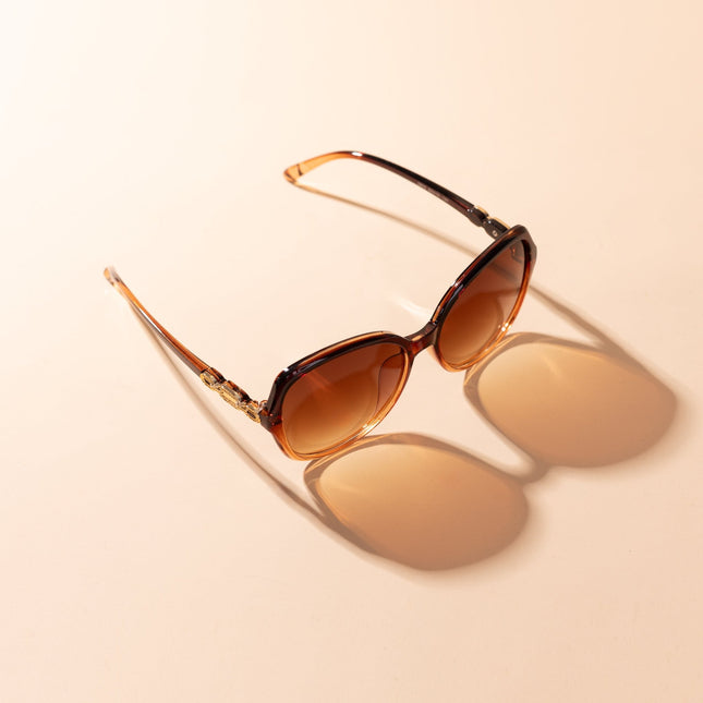 Lentes de Sol Urbano - PL - 4975 - Marrón Claro - Tienda Nébula