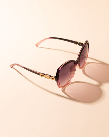 Lentes de Sol Urbano - PL - 4975 - Negro con Rosa - Tienda Nébula