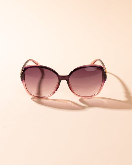 Lentes de Sol Urbano - PL - 4975 - Negro con Rosa - Tienda Nébula