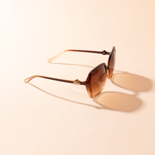Lentes de Sol Urbano - PL - 4976 - Marrón - Tienda Nébula
