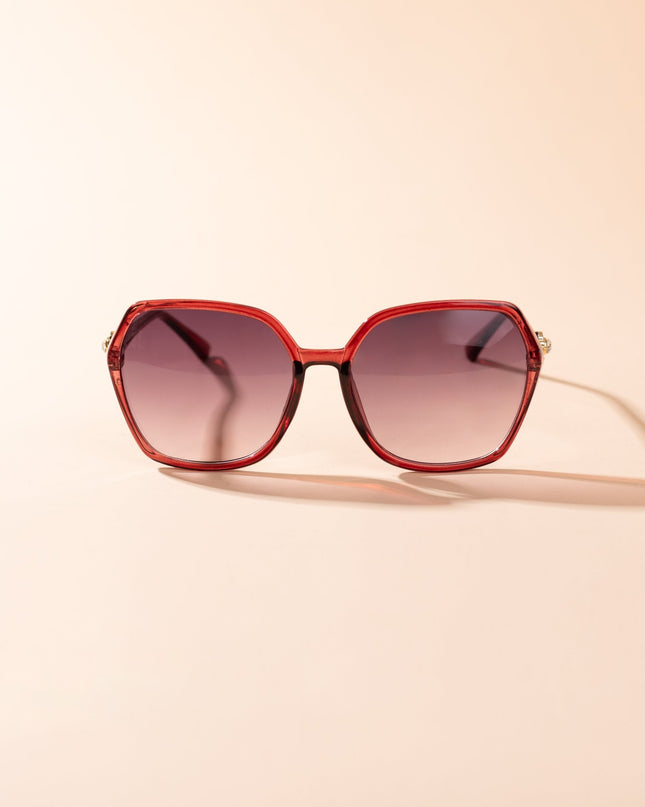 Lentes de Sol Urbano - PL - 4976 - Rojo - Tienda Nébula