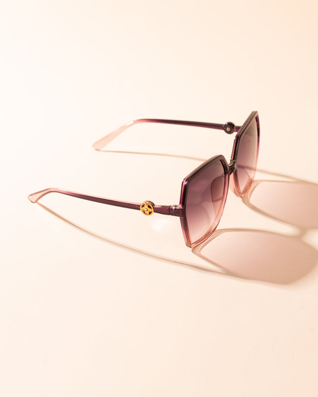 Lentes de Sol Urbano - PL - 4977 - Negro Rosa - Tienda Nébula