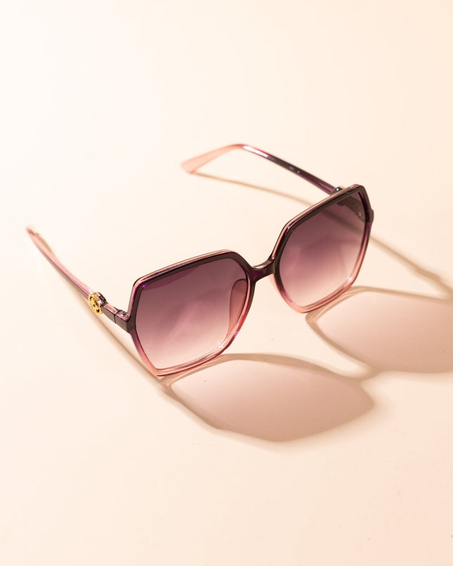 Lentes de Sol Urbano - PL - 4977 - Negro Rosa - Tienda Nébula