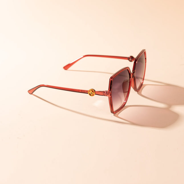 Lentes de Sol Urbano - PL - 4977 - Rojo - Tienda Nébula
