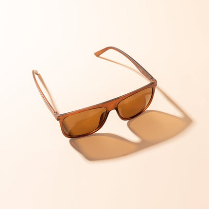 Lentes de Sol Urbano - PL - 5154 - Marrón - Tienda Nébula
