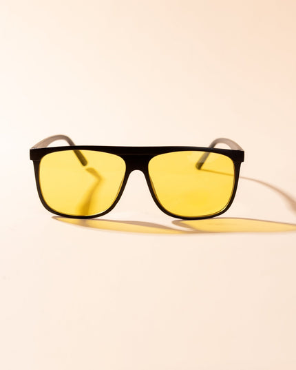 Lentes de Sol Urbano - PL - 5154 - Negro Amarillo - Tienda Nébula
