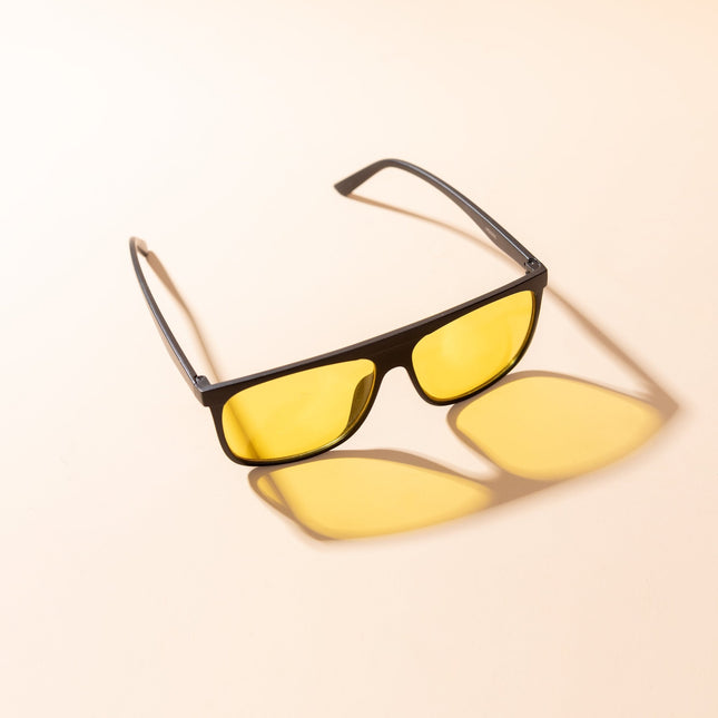 Lentes de Sol Urbano - PL - 5154 - Negro Amarillo - Tienda Nébula