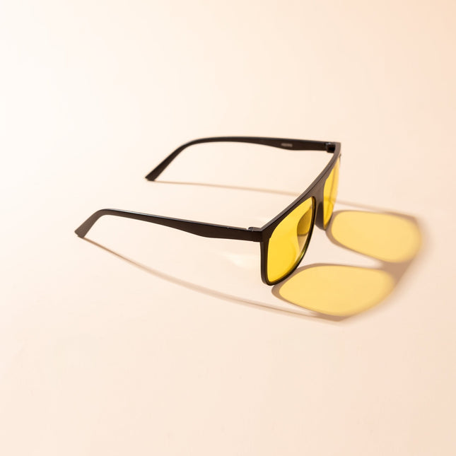 Lentes de Sol Urbano - PL - 5154 - Negro Amarillo - Tienda Nébula