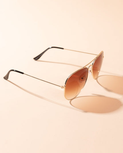 Lentes de Sol Urbano - S - KEV 026 - Dorado - Tienda Nébula