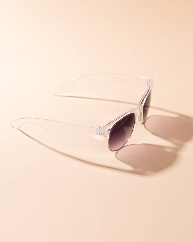 Lentes de Sol Urbano - S - KEV 026 - Plateado Transparente - Tienda Nébula