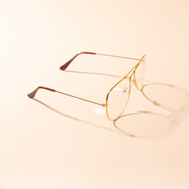 Lentes de Sol Urbano - S - KEV020 - Dorado - Tienda Nébula