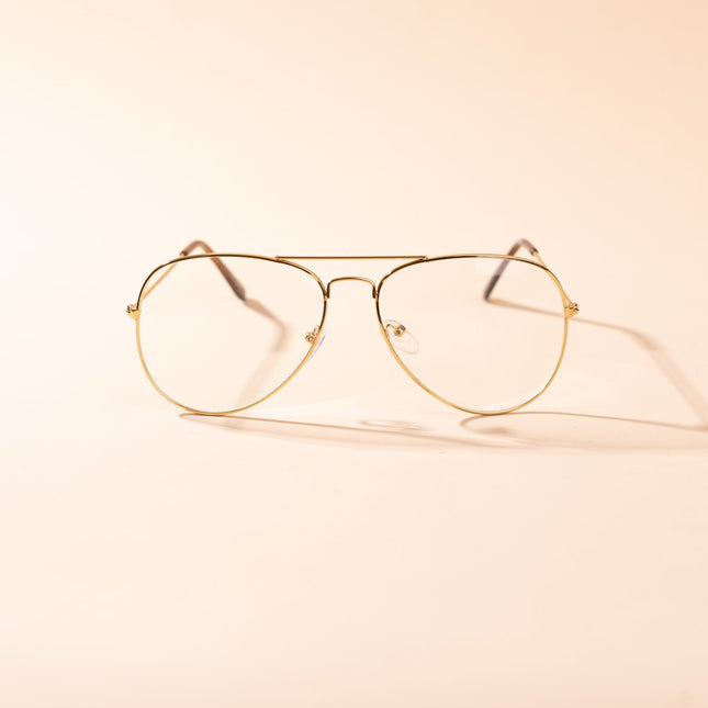 Lentes de Sol Urbano - S - KEV020 - Dorado - Tienda Nébula