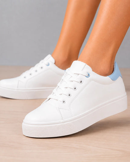 Zapatillas Urbanas Mujer Life - Celeste