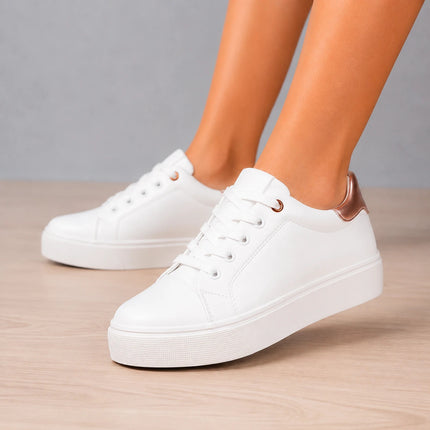 Zapatillas Urbanas Mujer Life - Dorado