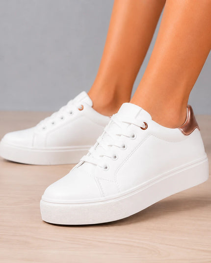 Zapatillas Urbanas Mujer Life - Dorado