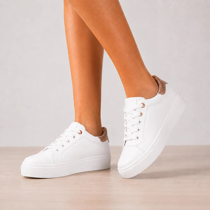 Zapatillas Urbanas Mujer Life - Dorado