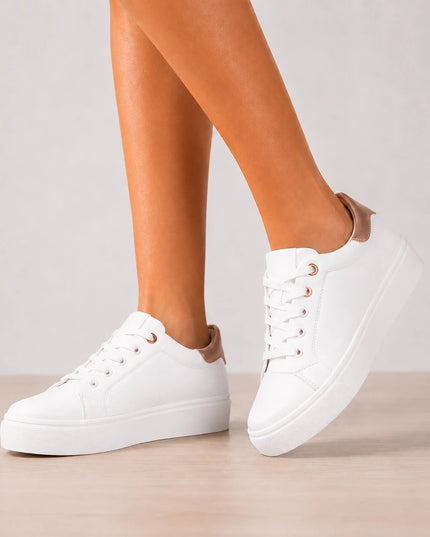 Zapatillas Urbanas Mujer Life - Dorado