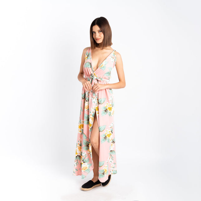 Maxivestido Eshi - Rosado - Tienda Nébula