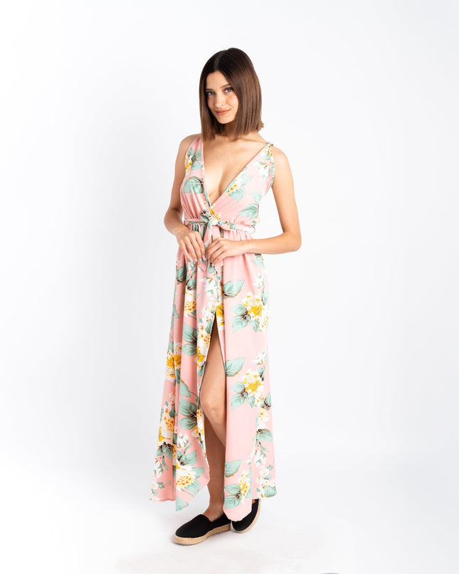 Maxivestido Eshi - Rosado - Tienda Nébula