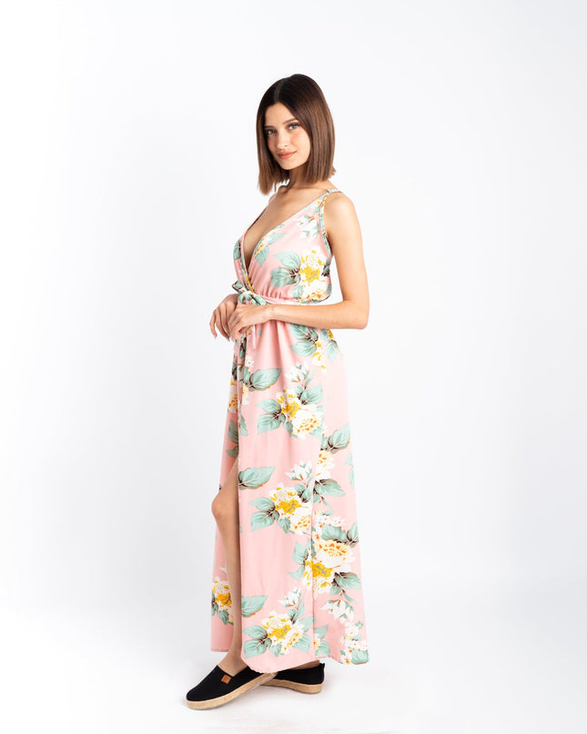 Maxivestido Eshi - Rosado - Tienda Nébula