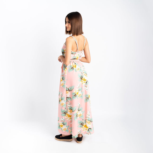 Maxivestido Eshi - Rosado - Tienda Nébula