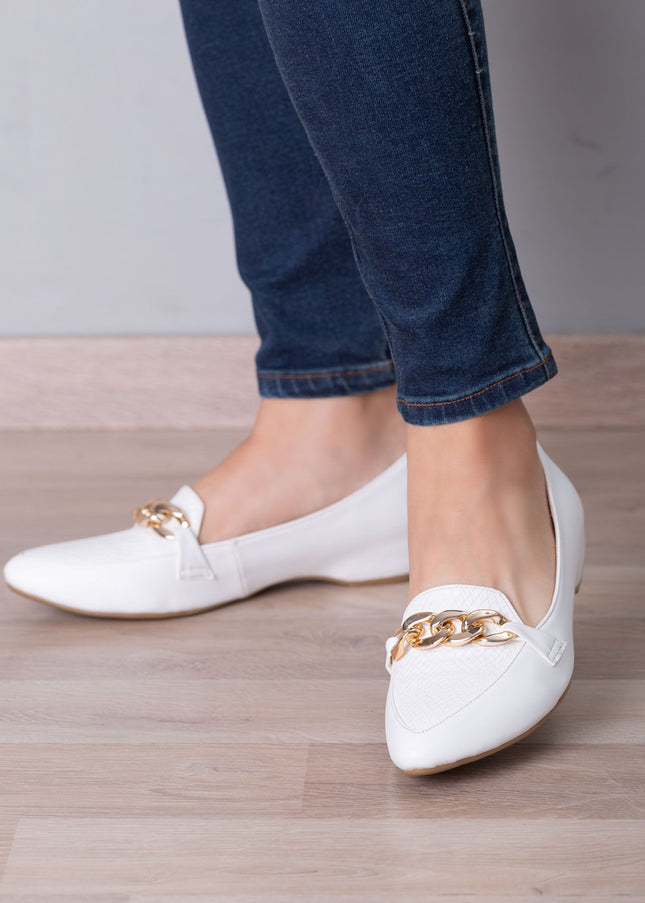 Mocasin Bansko - Blanco Serpiente - Tienda Nébula