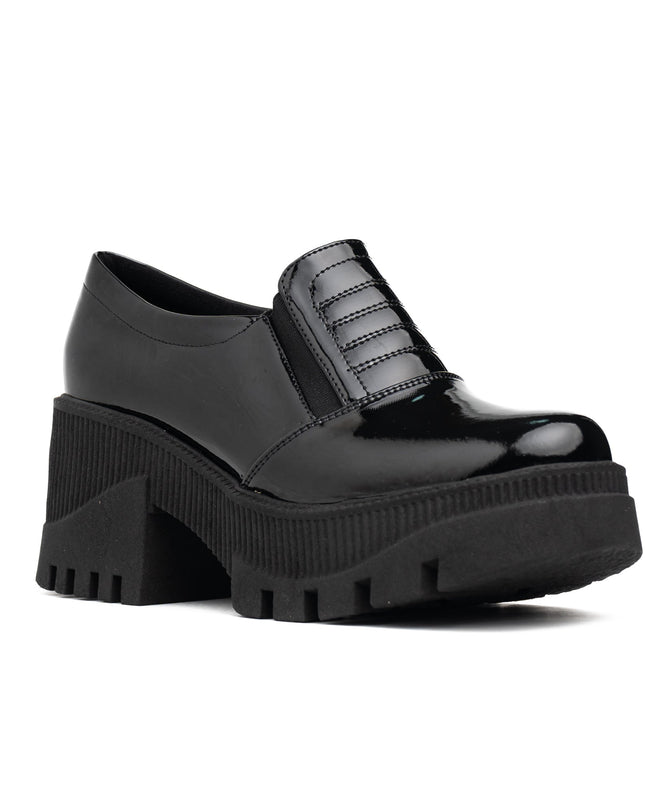 Mocasin Enola - Negro Charol - Tienda Nébula