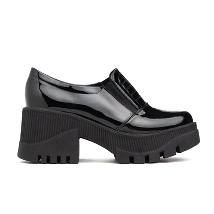 Mocasin Enola - Negro Charol - Tienda Nébula