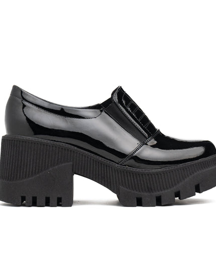 Mocasin Enola - Negro Charol - Tienda Nébula