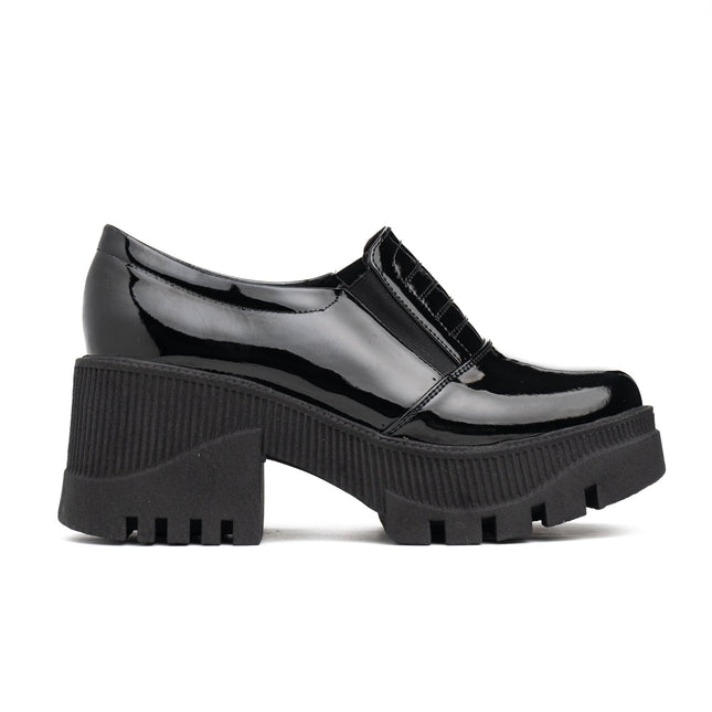 Mocasin Enola - Negro Charol - Tienda Nébula