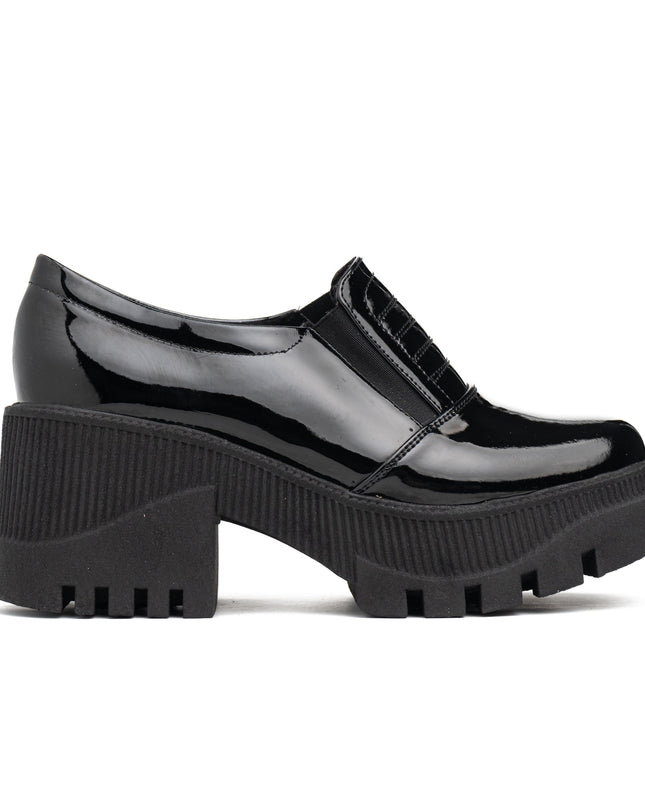 Mocasin Enola - Negro Charol - Tienda Nébula
