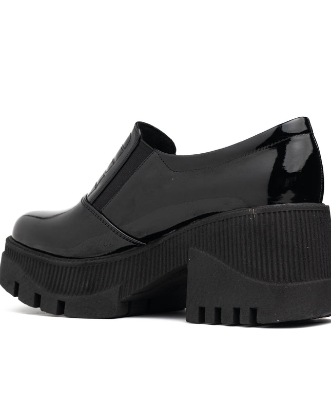 Mocasin Enola - Negro Charol - Tienda Nébula