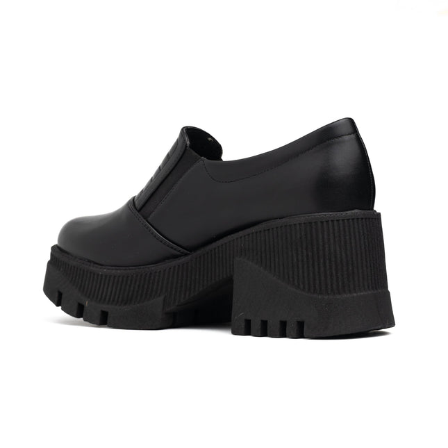 Mocasin Enola - Negro Cuero - Tienda Nébula