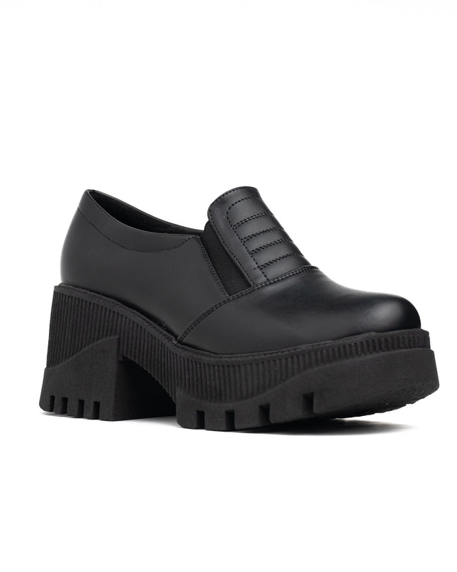 Mocasin Enola - Negro Cuero - Tienda Nébula